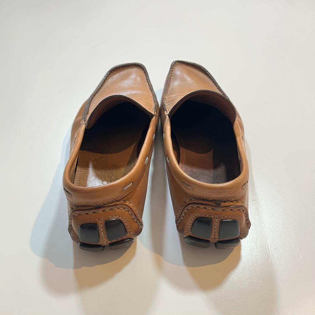 靴 PRADA Driving Shoes Loafer Beige