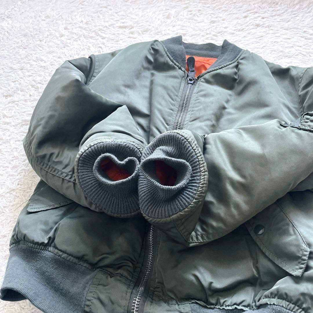 希少　made in USA 80s ALPHA MA-1 旧タグ3本タグ