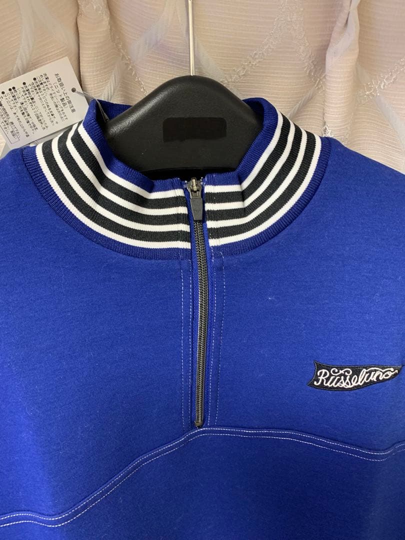 骨プリント ハーフジップトレーナー　ラッセルノ　スカル　サイズ5 新品タグ付き
