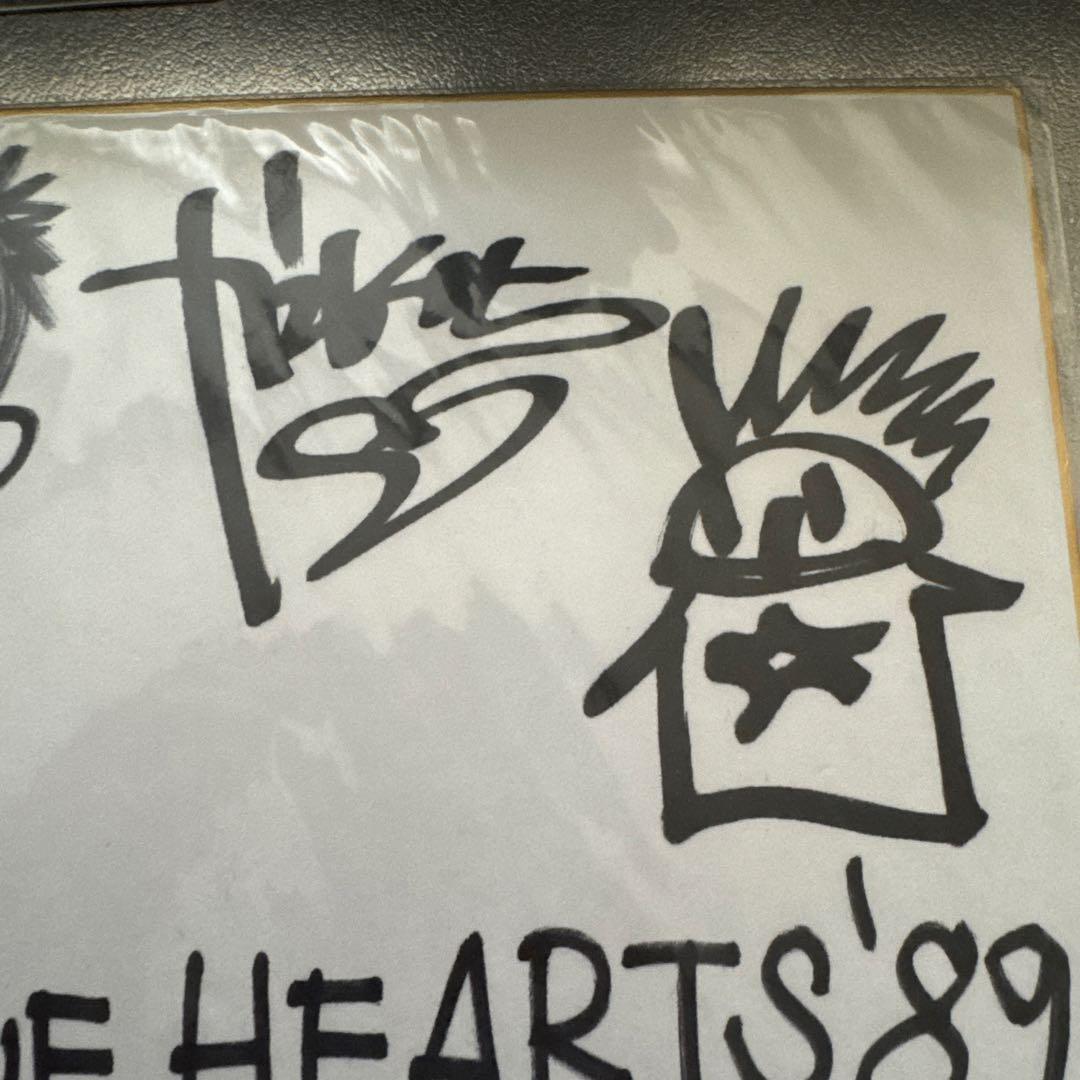 激レア　THE BLUE HEARTS 直筆サイン　1989年