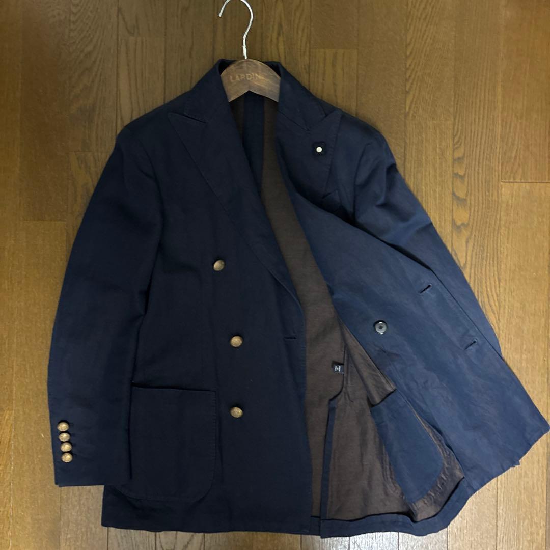 ⭐️LARDINI ラルディーニ最高級ライン 金ボタンダブルジャケットタリアトーレ