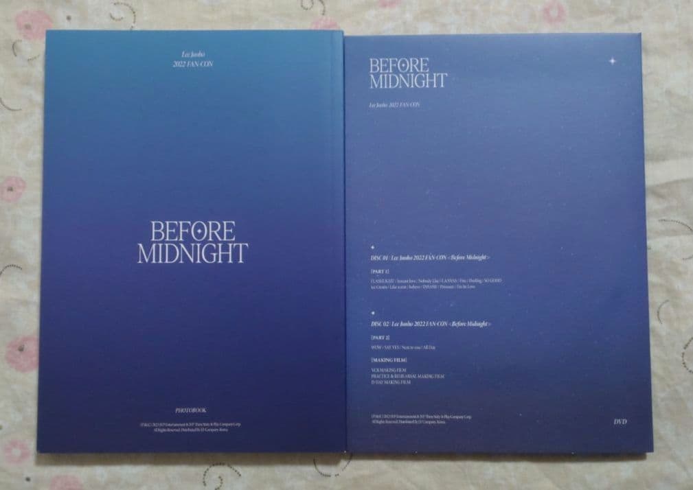 JUNHO 2022 ファンコン BEFORE MIDNIGHT DVD 通常盤