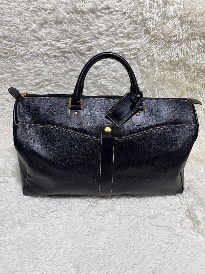 【極美品】ダンヒル 総柄 ボストンバッグ