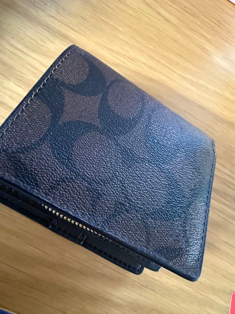 ゆうきゃん COACH コーチ 2つ折り財布 ‪傷使用感なし‪