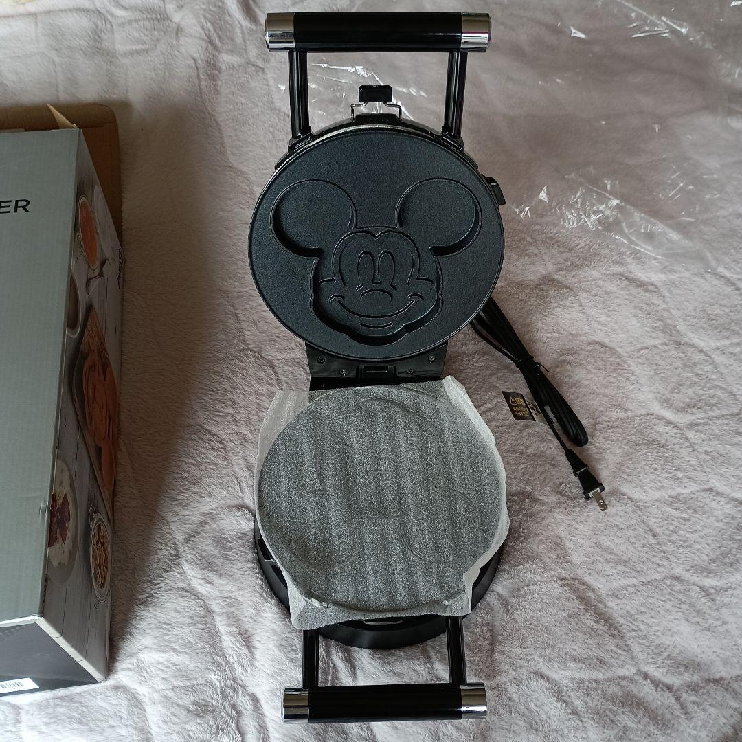 最終値下げ取説有 美品DisneyミッキーマウスワッフルメーカーWAFU-100