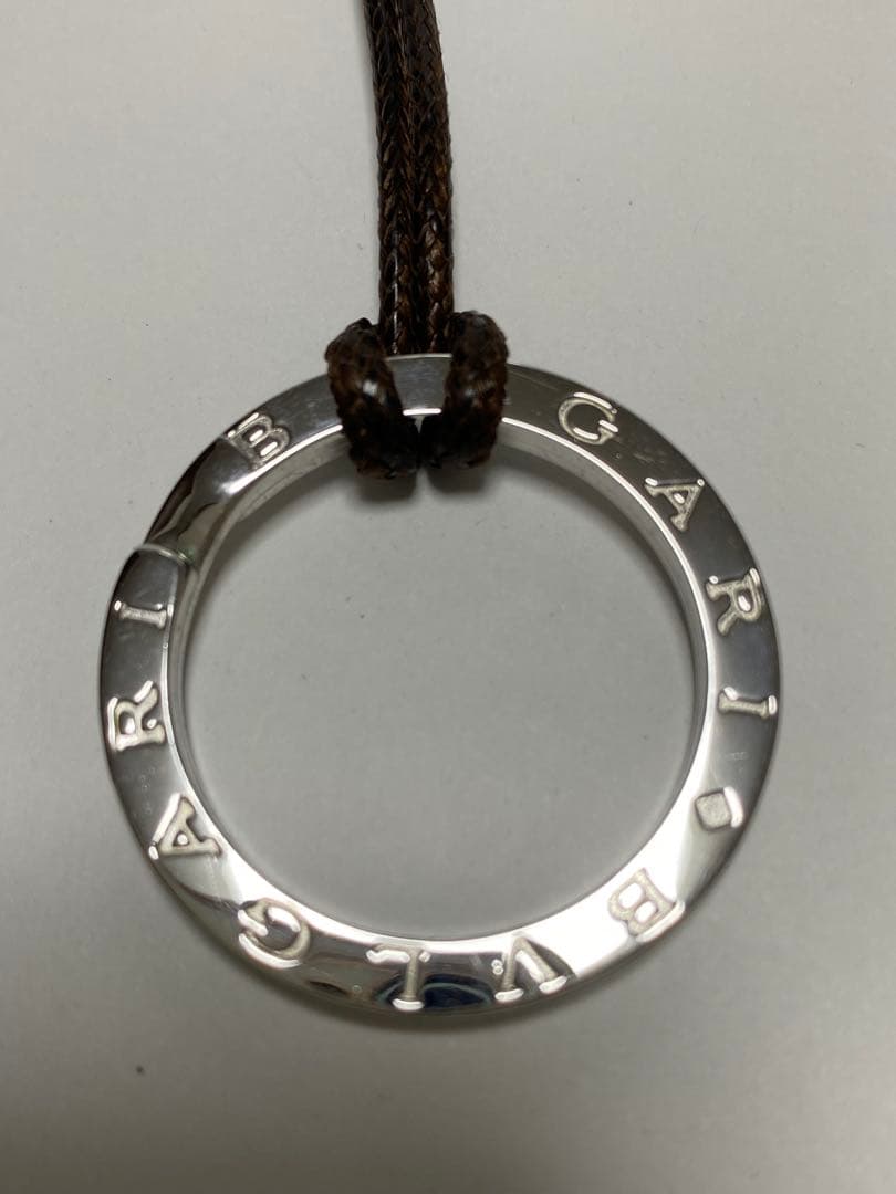 【美品】BVLGARI シルバーリングペンダント【3月19日までの特別価格】