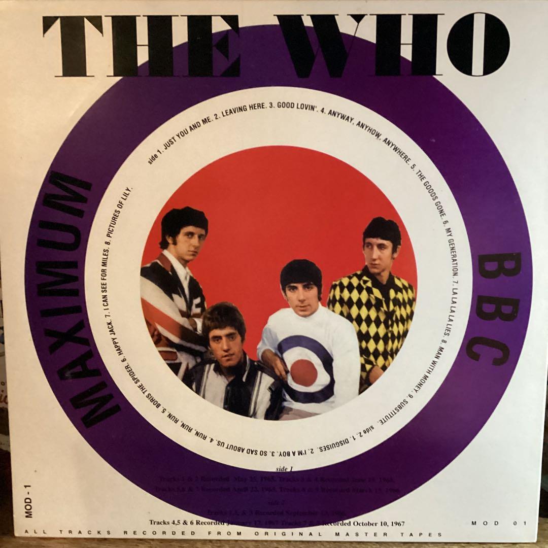 THE WHO MAXIMUM BBC レコード