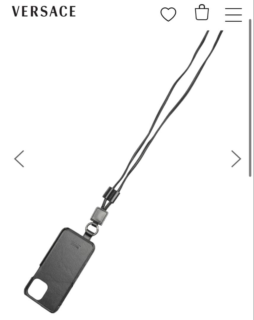【新品正規品】ベルサーチ　スマホショルダーストラップ ケース49,500円相当！