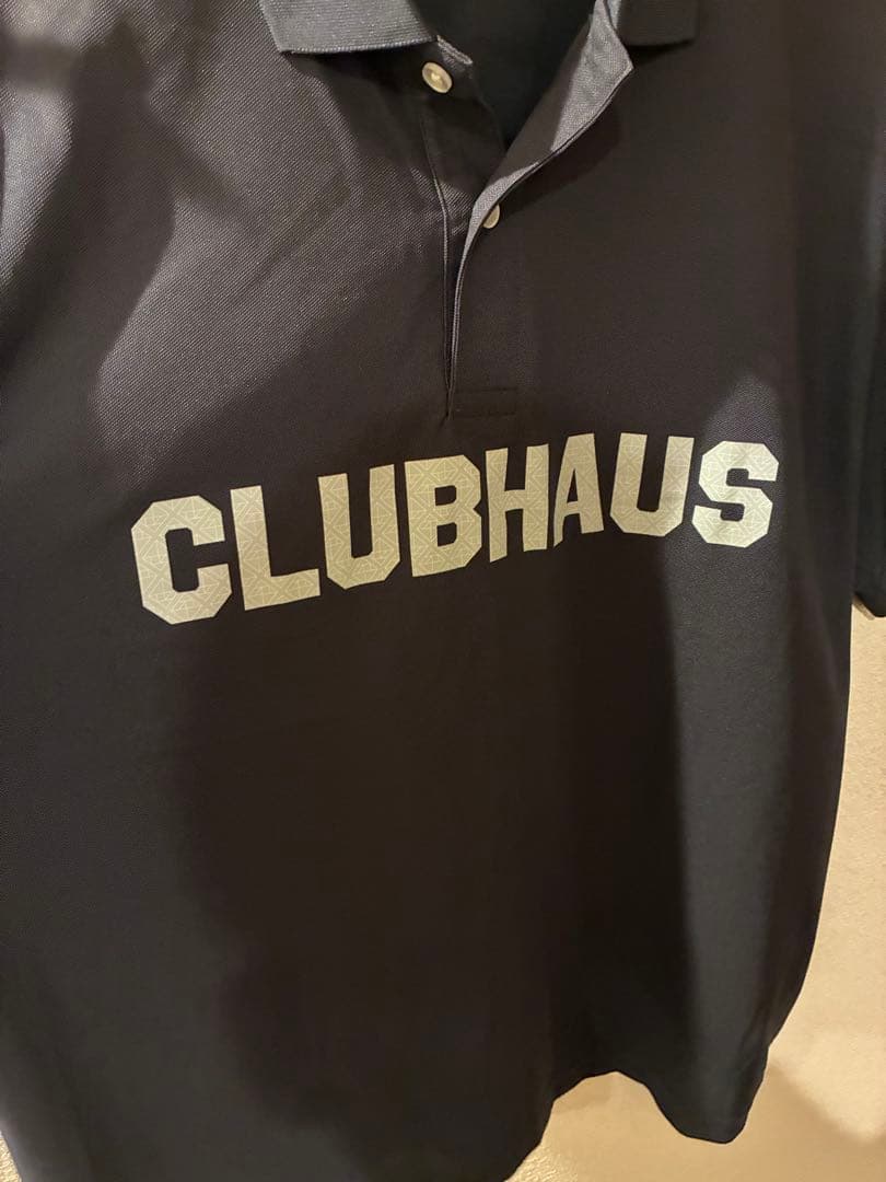 CLUBHAUS タングラム　コラボポロシャツ　Ｌサイズ
