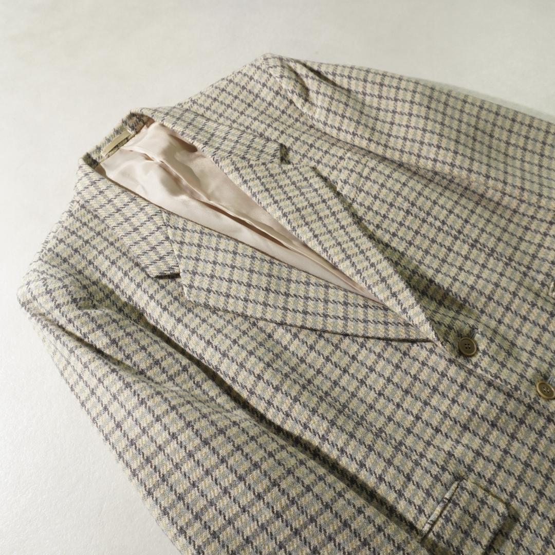 Christian Dior チェック柄シングルテーラードジャケット/RW19