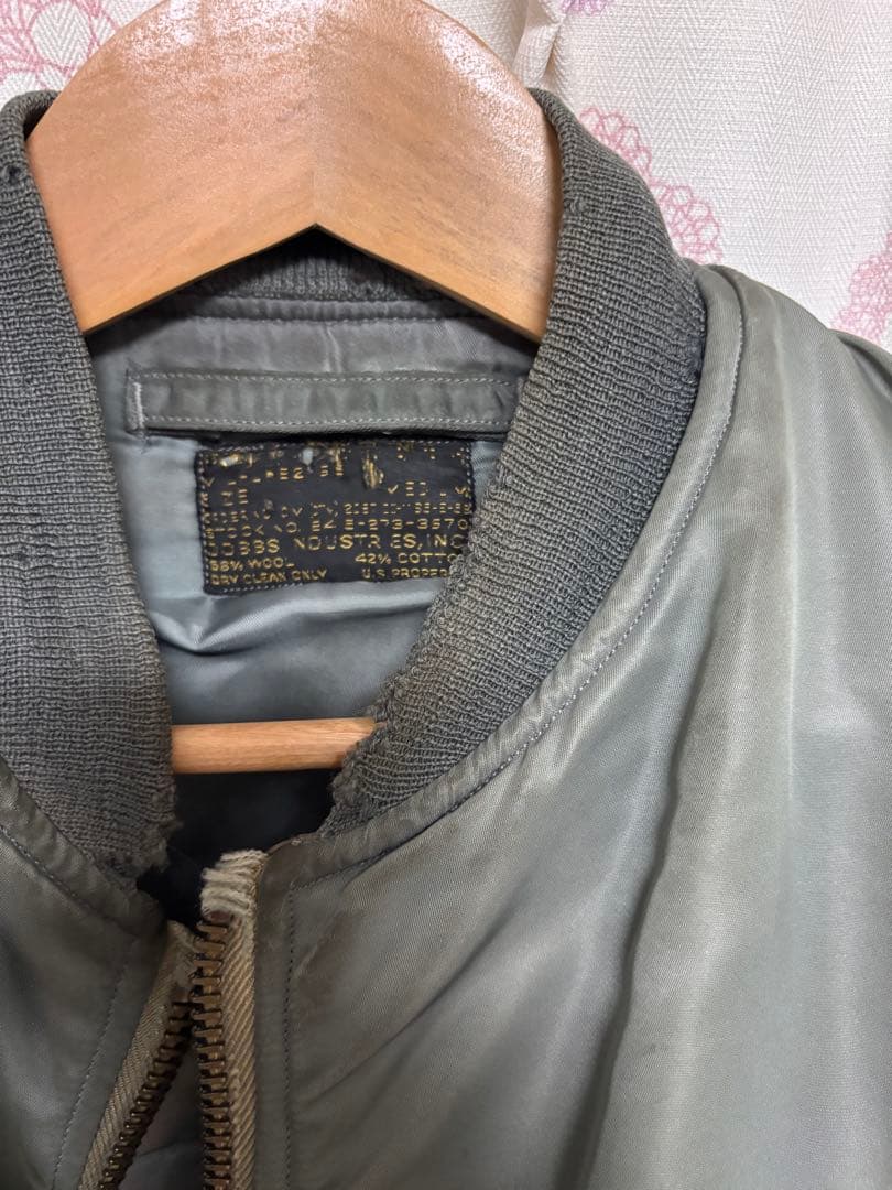 50's ヴィンテージ　MA-1 黒タグ