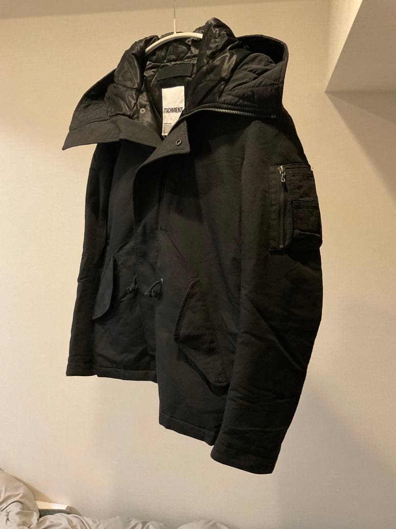 【週末Sale!】 ATTACHMENT ブラック モッズコート