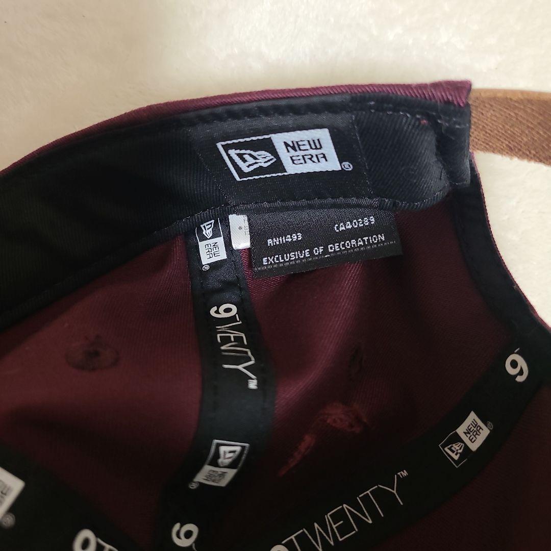 NEW ERA 9TWENTY ニューヨーク ヤンキース ハードウォッシュワイン