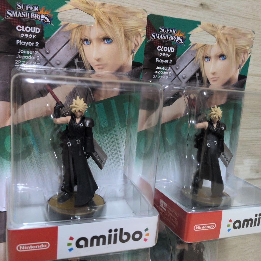 amiibo スマッシュブラザーズ スマブラ 2P クラウド 4個セット