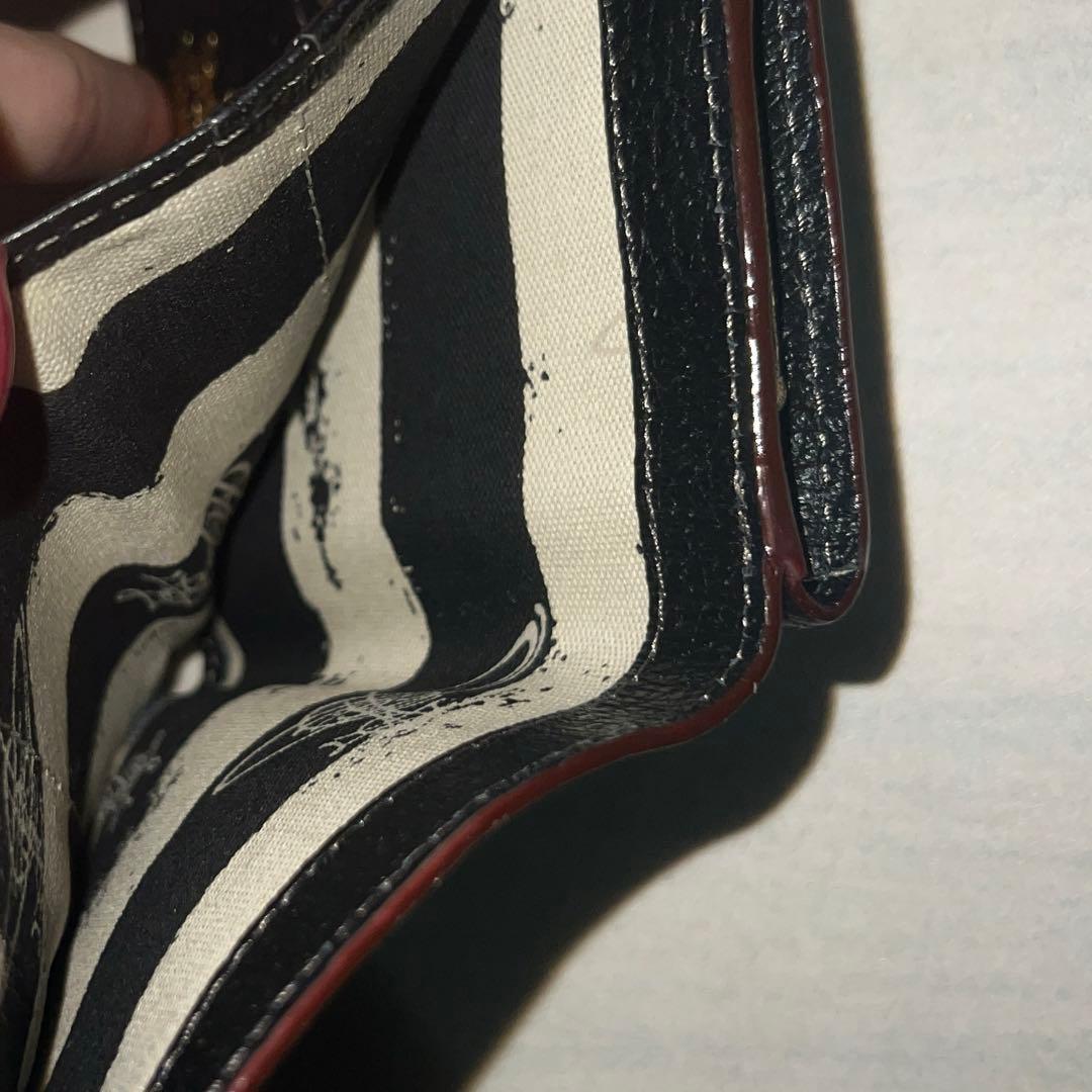 Vivienne Westwood EXECUTIVE がま口　二つ折り財布　黒