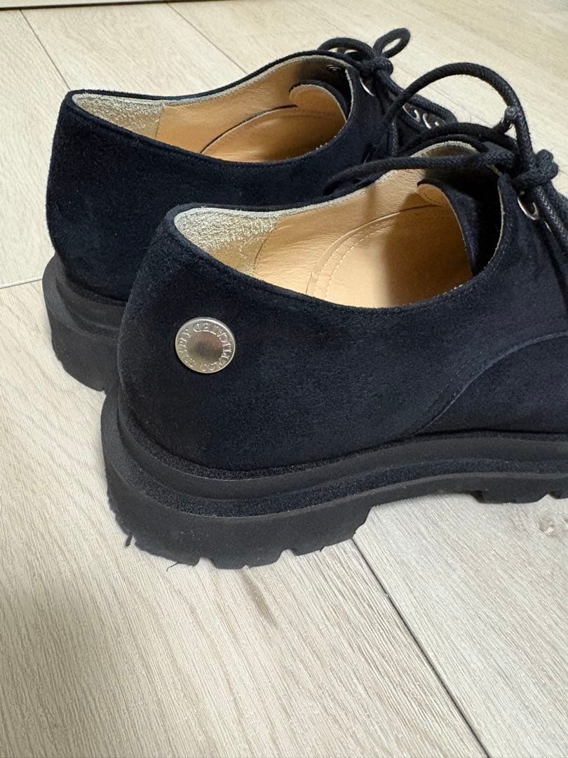 靴 Simply Complicated LUG DERBY SUEDE BLACK