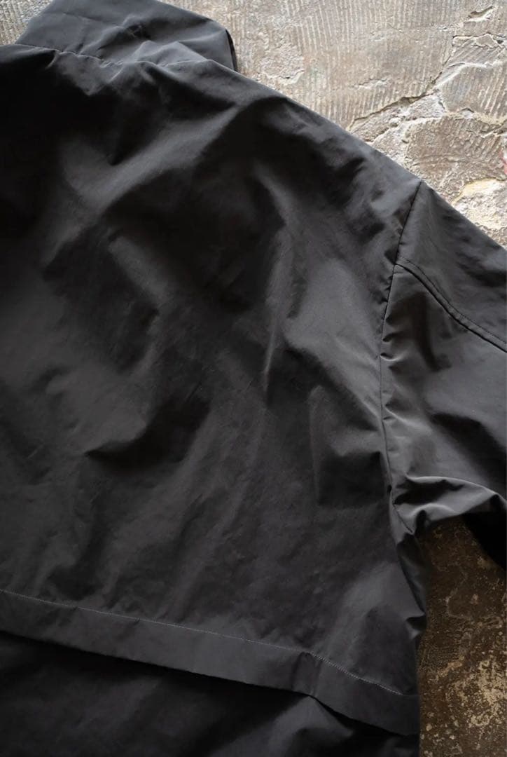 STILL BY HAND ハイネックジップブルゾン 黒 50