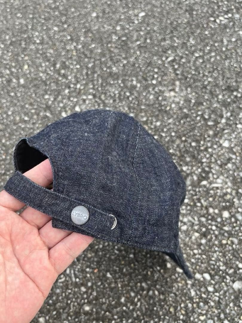 中古品　Nigel cabourn デニム メカニックキャップ LYBRO