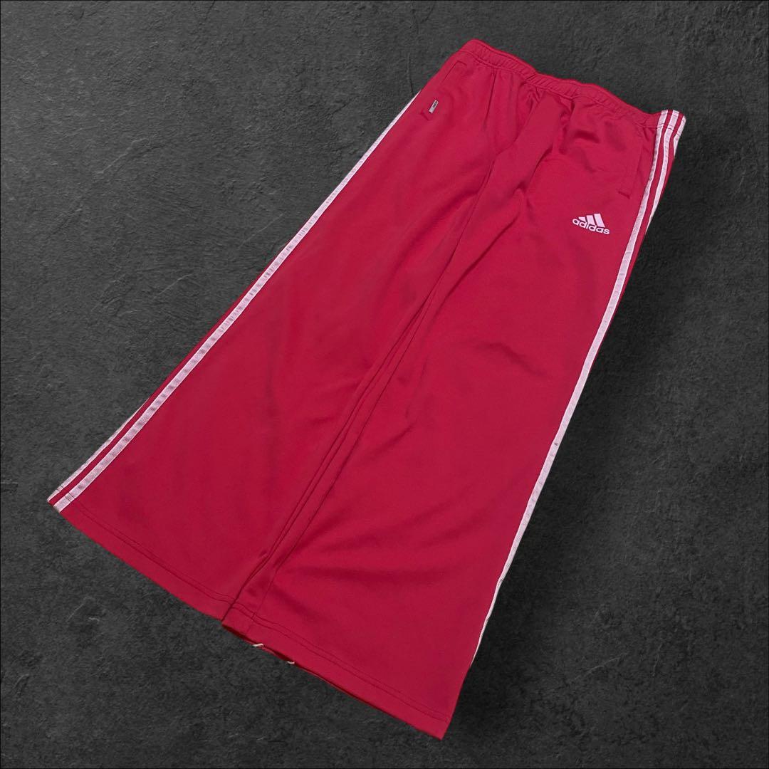 パンツ 00s archive adidas wide track pants y2k