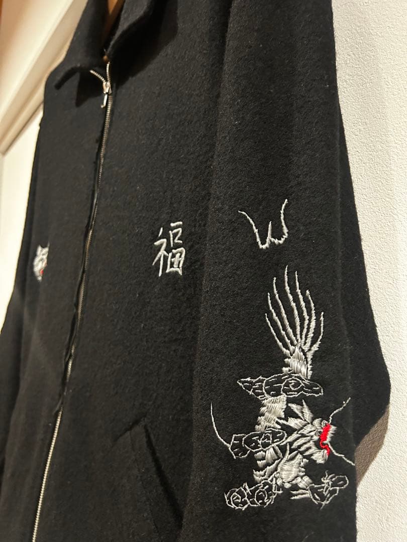 【超美品・値引交渉可】SEVESKIG刺繍 スーベニアシャツ ジャケット