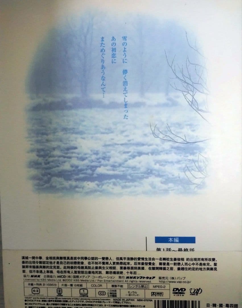 ローズ　冬のソナタ Winter Sonata DVD 本編+特典