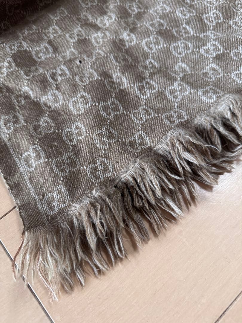 GUCCI GGウールマフラー