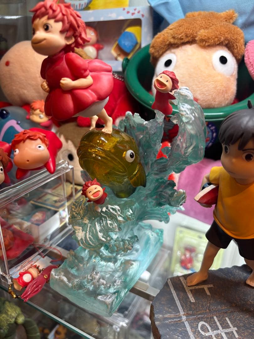 【まとめ買いで割引きあり】【箱あり】【おまけ付】ポニョ フィギュア 約22センチ