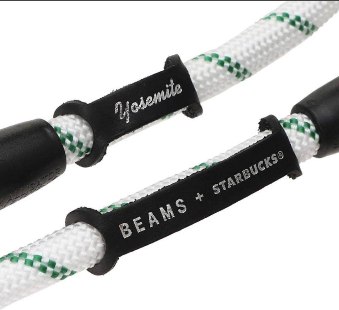 どらいぶ BEAMS YOSEMITE STRAP ホワイト　ストラップ