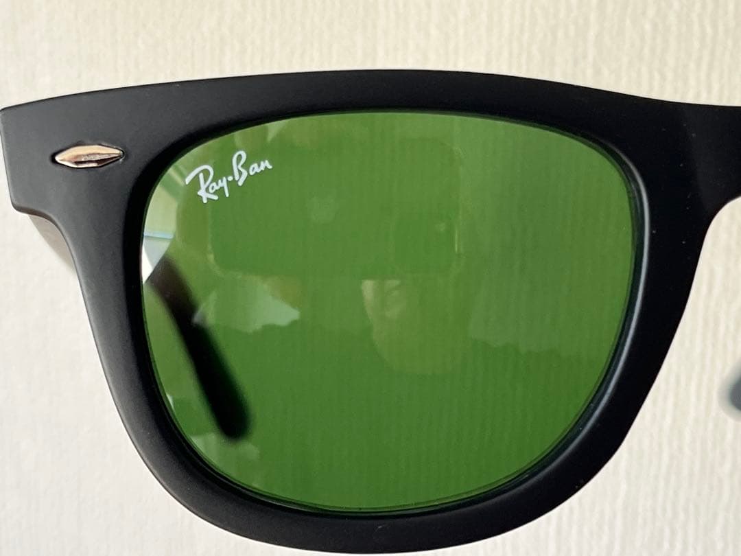 Ray•Ban　ウェリントン　ブラックレンズ　サングラス　未使用品　付属品あり
