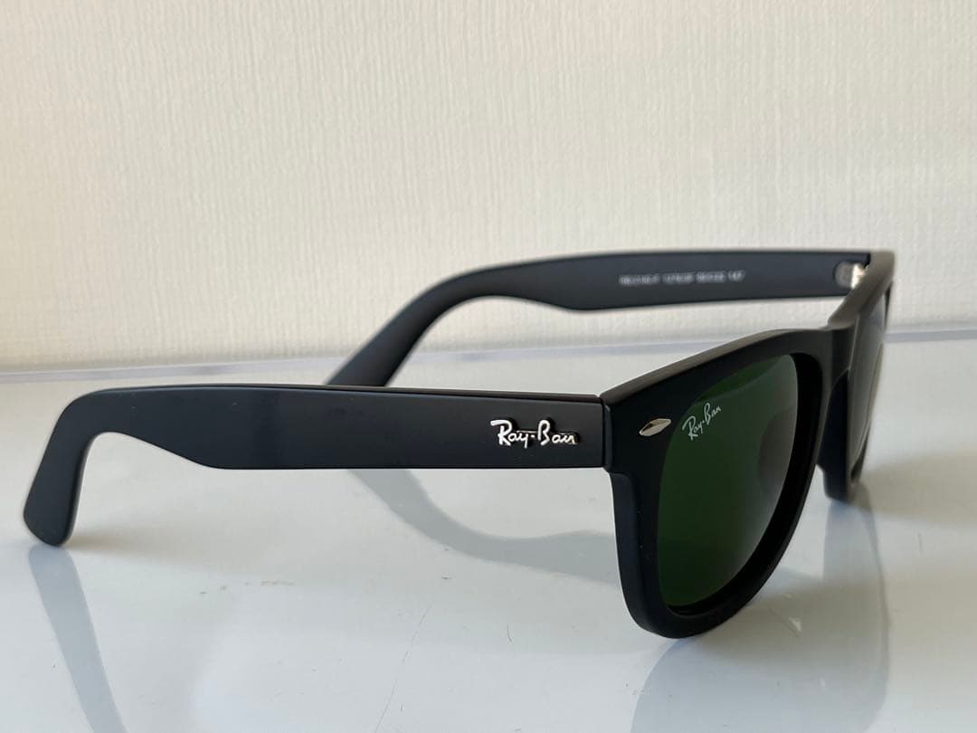 Ray•Ban　ウェリントン　ブラックレンズ　サングラス　未使用品　付属品あり