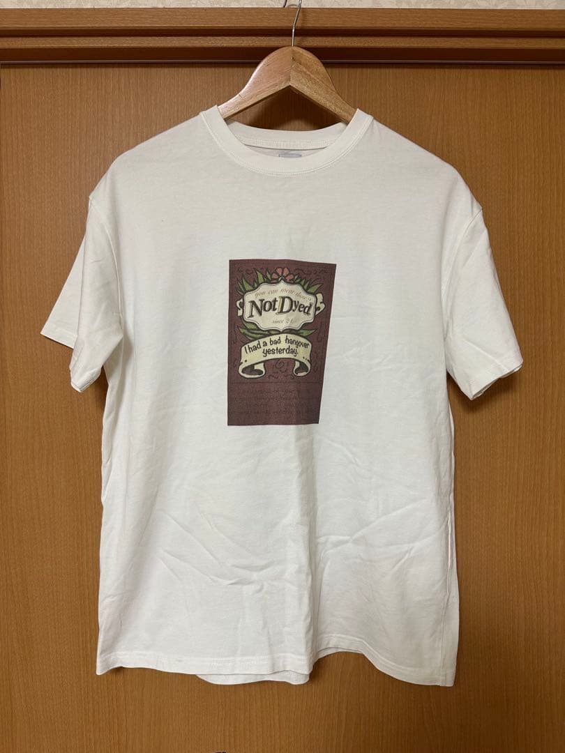 （完売品）Not Dyed Tシャツ ホワイト