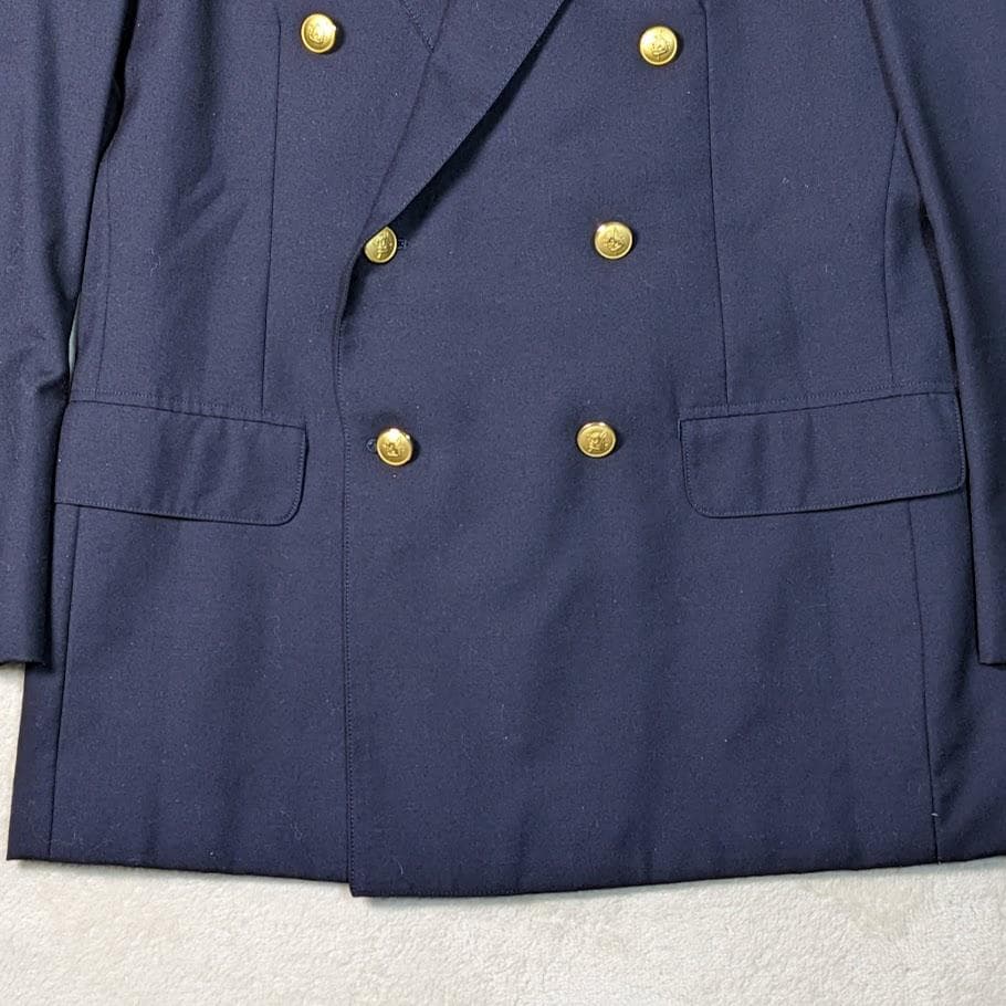 CHAPS RALPH LAUREN 紺ブレ ダブルブレスト 金ボタン Lサイズ