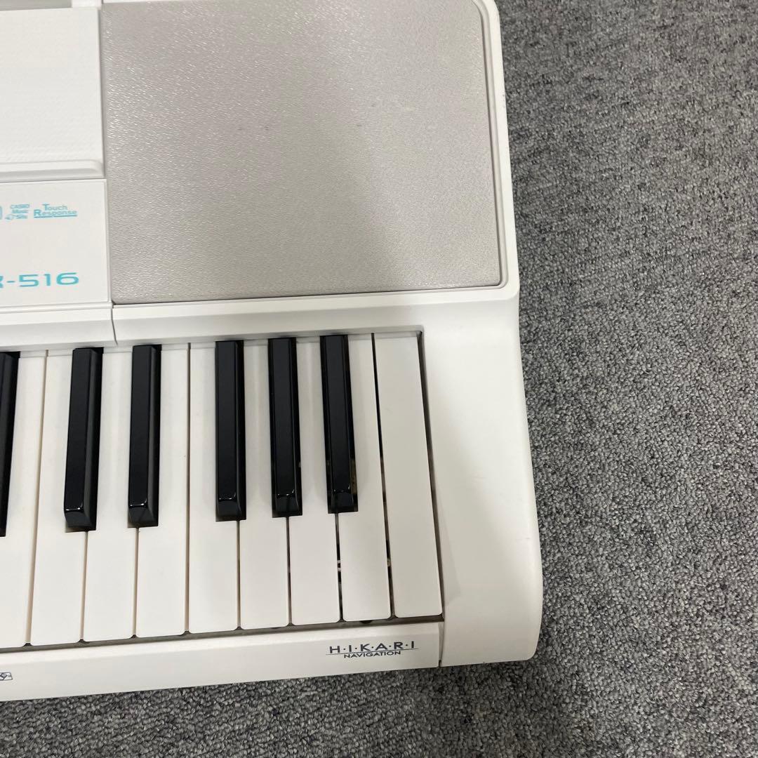 動作品 Casio LK-516 61鍵盤電子キーボード 2019年製