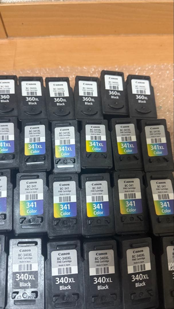 Canon 純正使用済インクカートリッジ70個-4