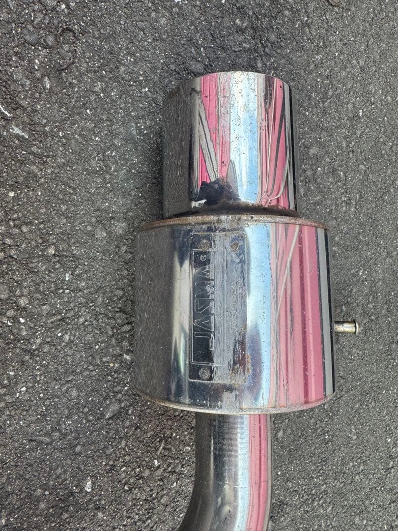 ＭＨ２１S ステンレス製 HKS砲弾型マフラー