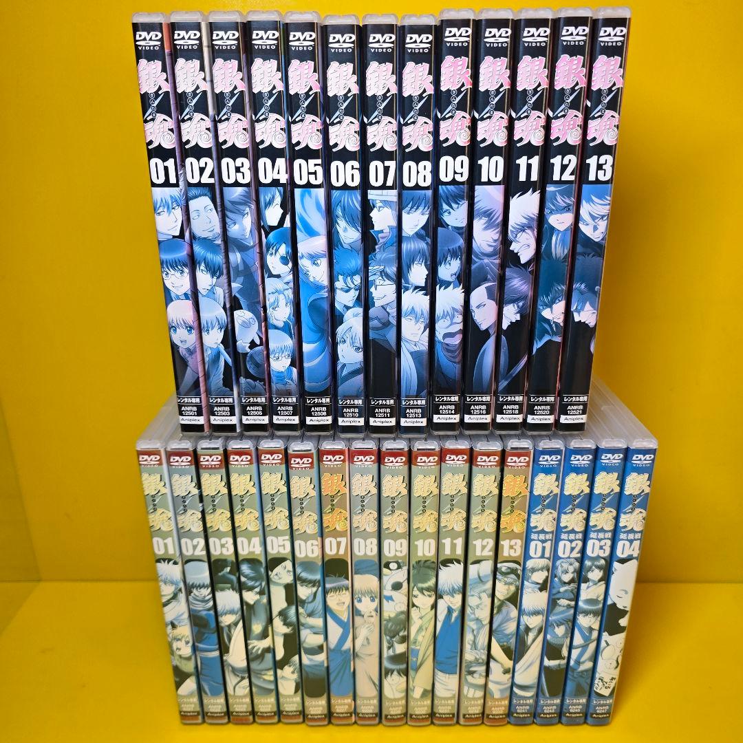 新品ケース交換済み 銀魂【DVD】シリーズ全104巻セット劇場版/ジャ 4作品