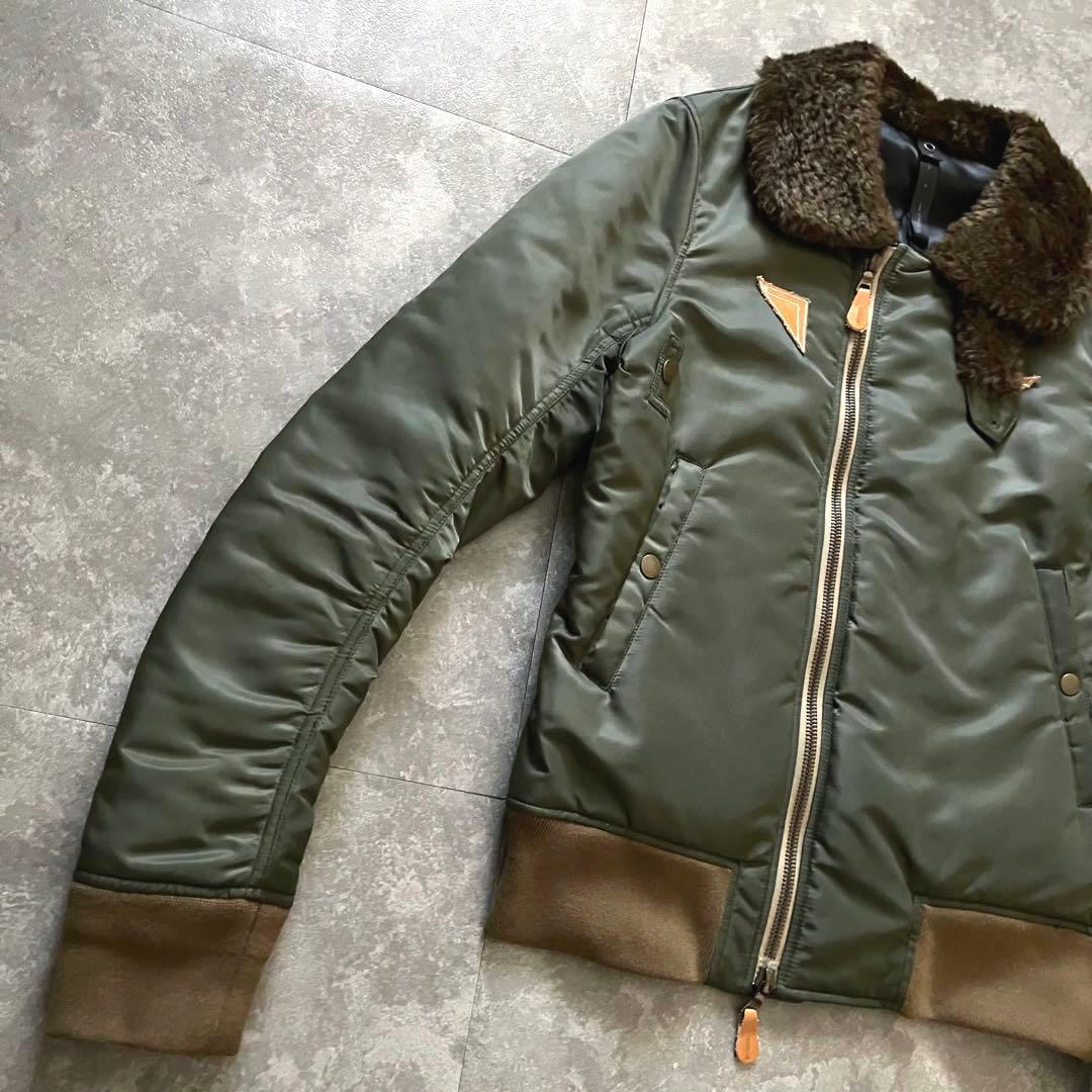 ジャケット・アウター wjk vintage 66 nylon neo B-15 bomber jkt