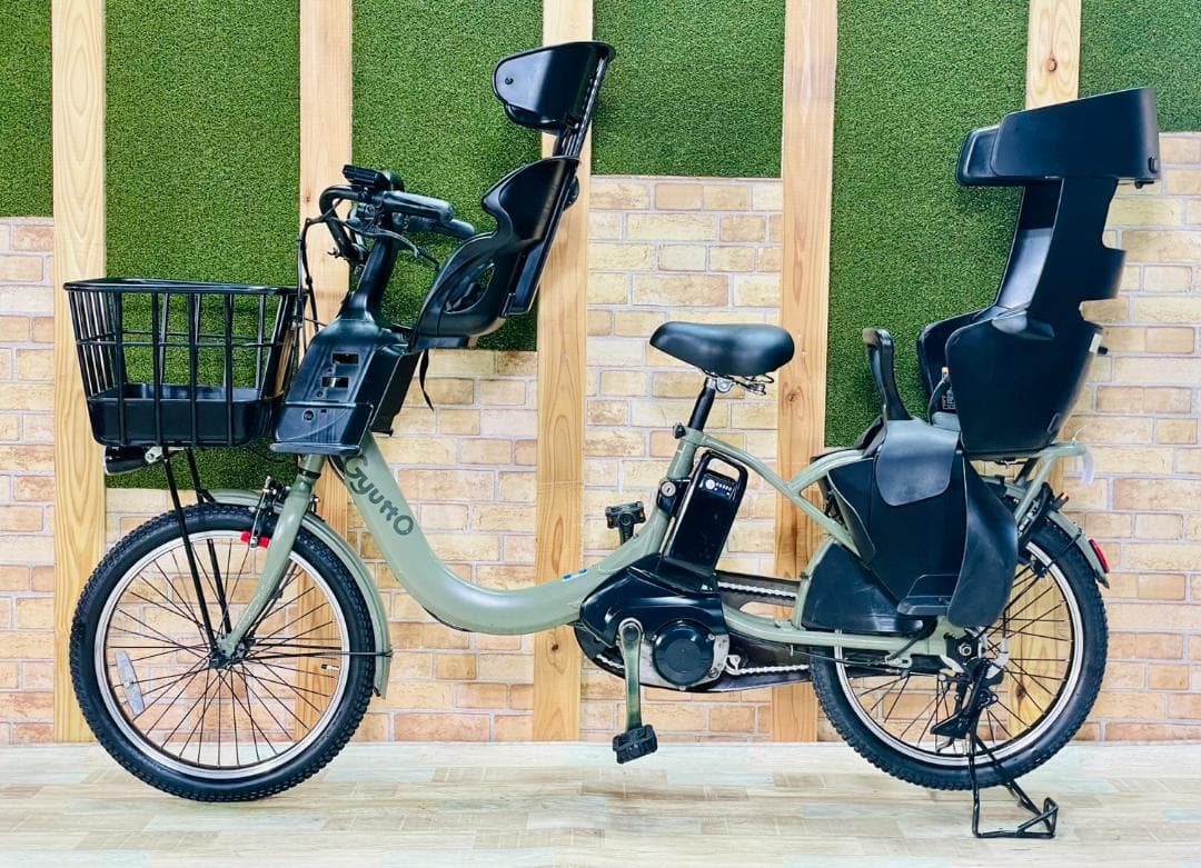 超人気 皇帝 ギュットクルーム子供乗せ電動アシスト自転車 H3649