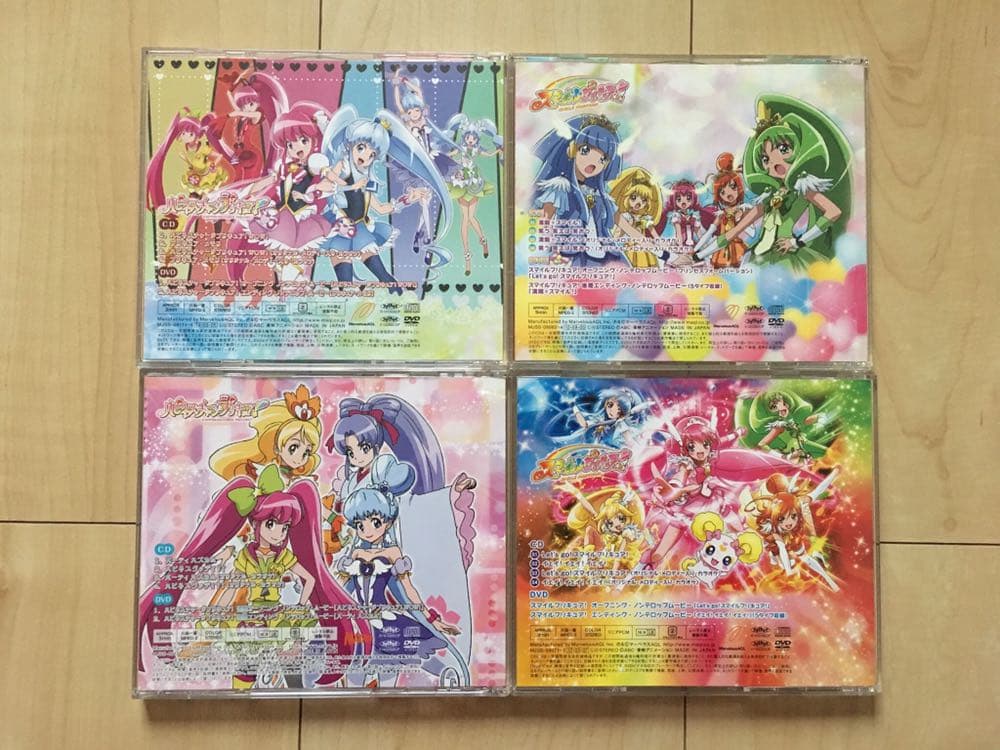 プリキュア、CD、主題歌、6枚セット、DVD付き