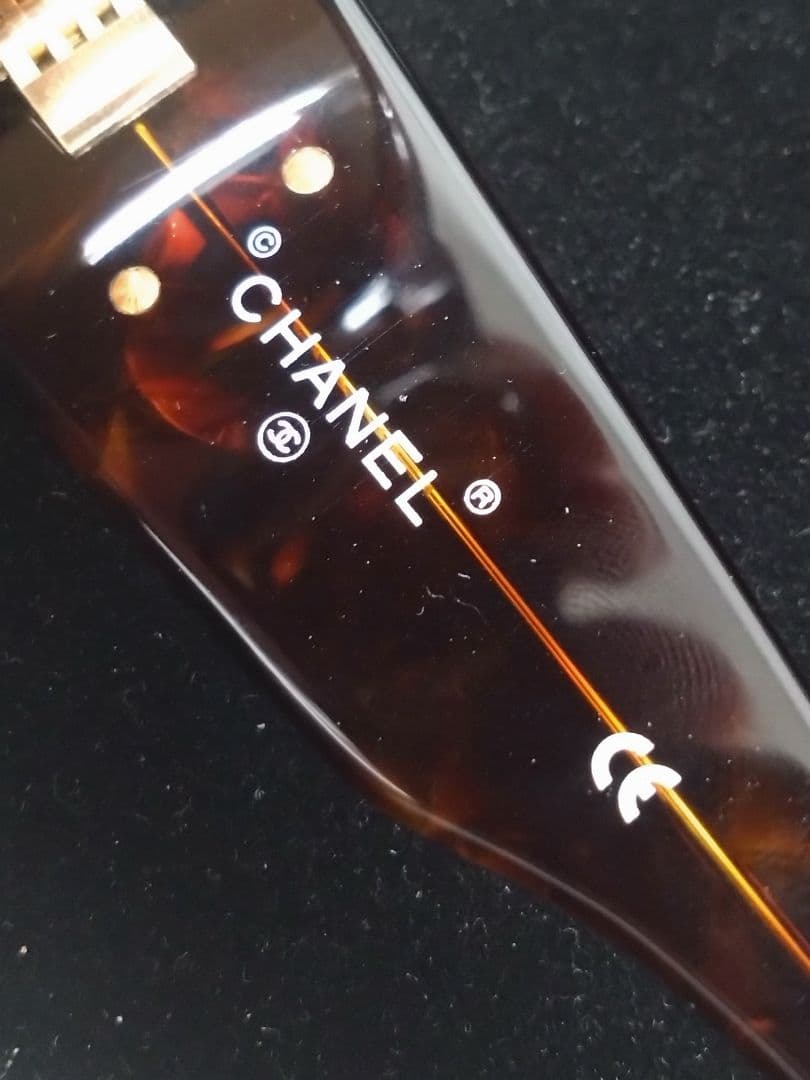 CHANEL ブラウン サングラス キルティングデザイン べっ甲柄