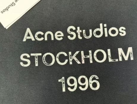 A~cne Studios Tシャツ 1996 ダークグレー L