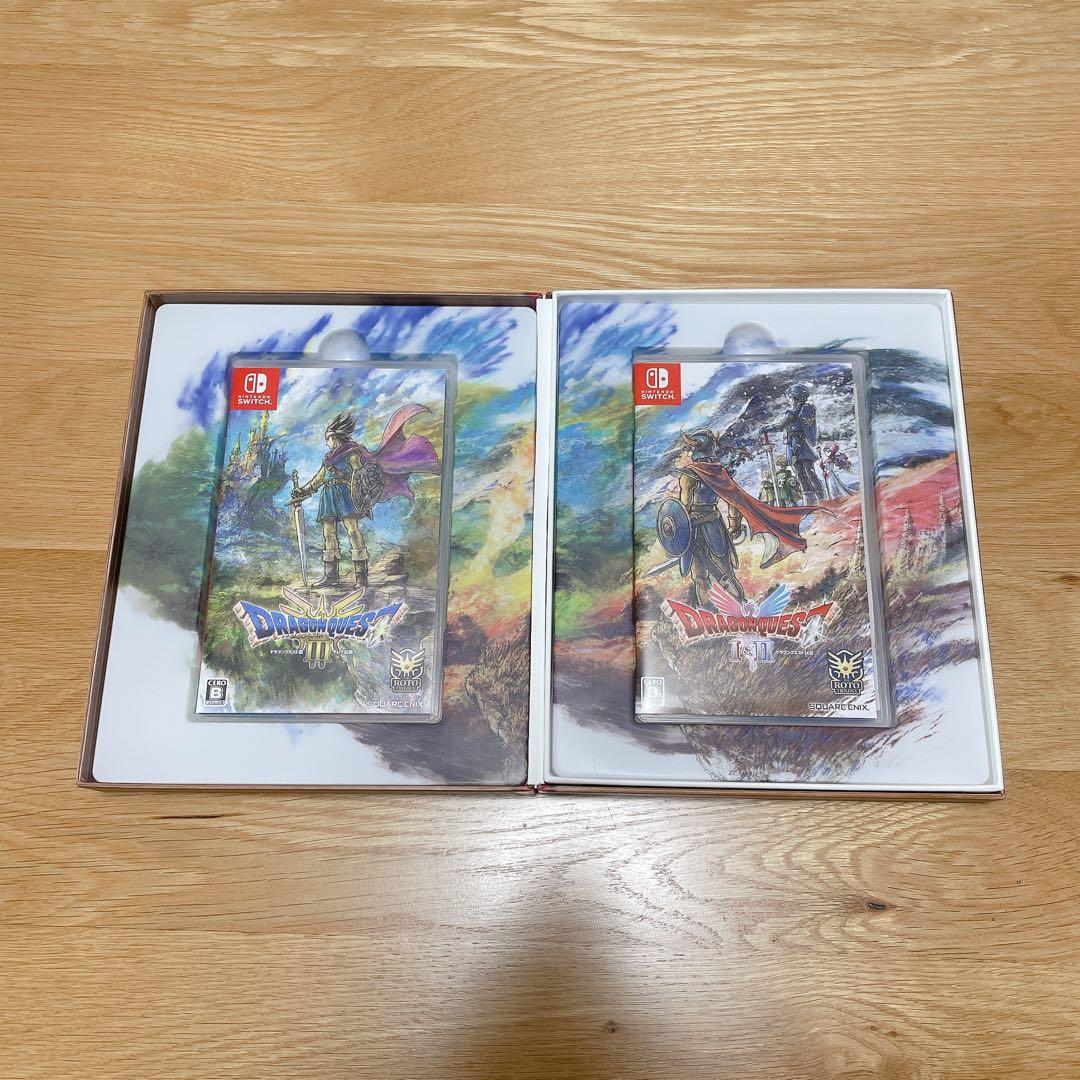 【美品】ドラゴンクエスト1 & 2 3 Switch　ソフト収納BOX付き