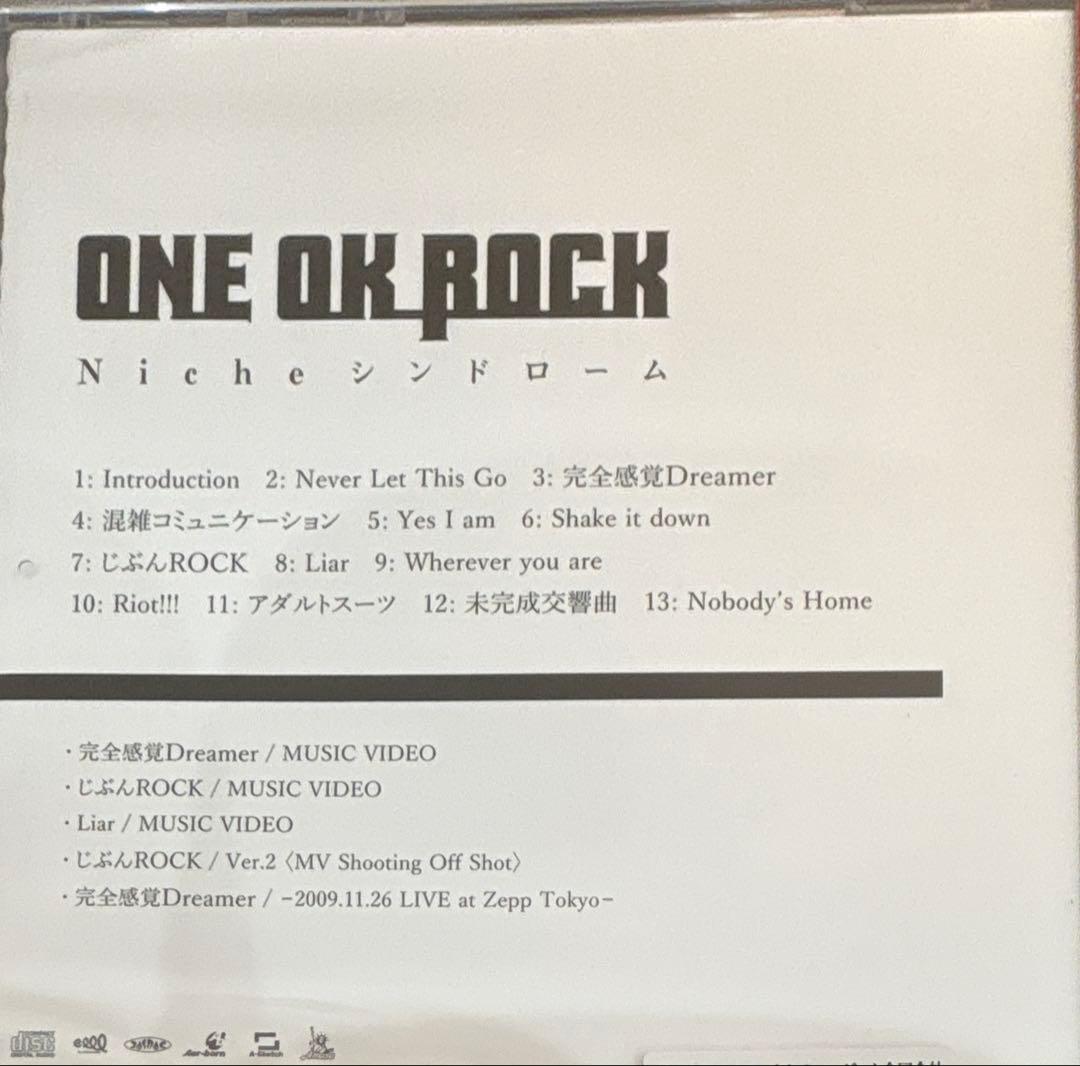ONE OK ROCK Nicheシンドローム初回限定盤