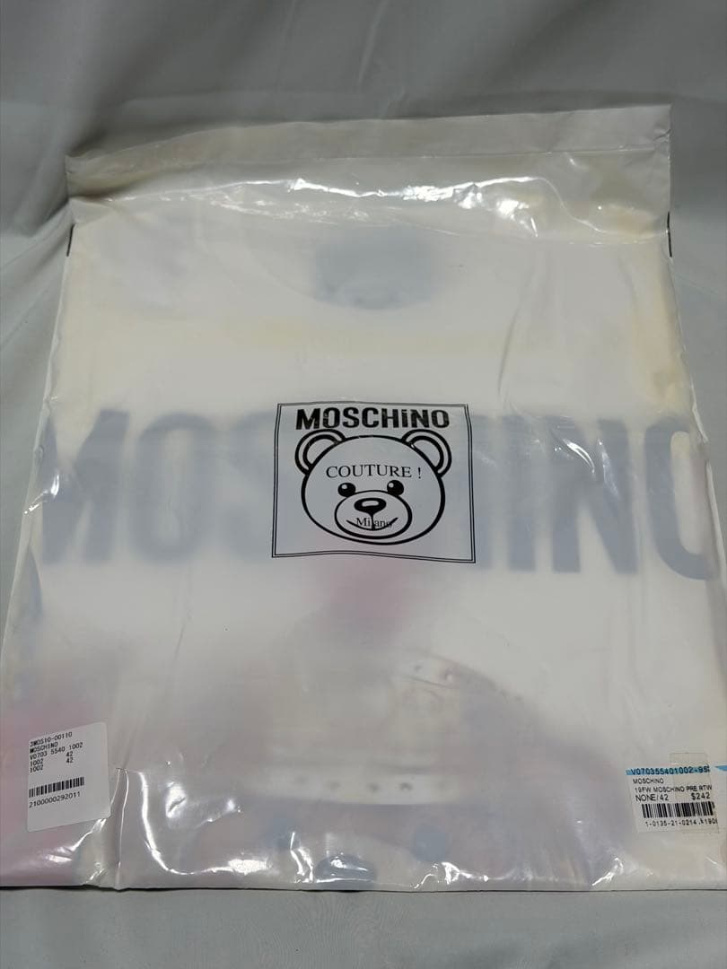 MOSCHINOモスキーノ テディベア Tシャツ Mサイズ ホワイト 新品未使用