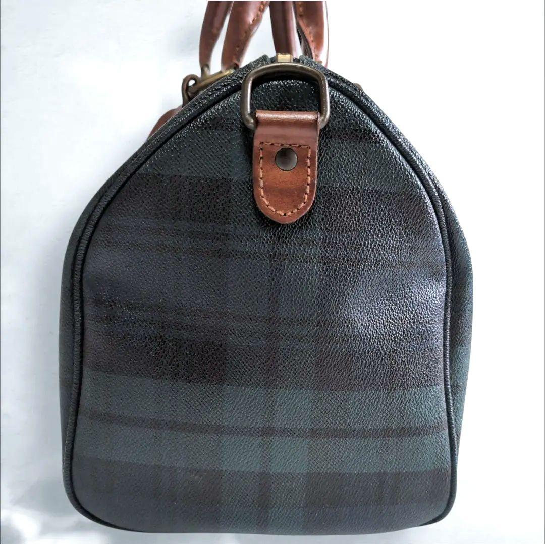 美品✨️ポロラルフローレン ミニボストン ブラックウォッチ 35cm