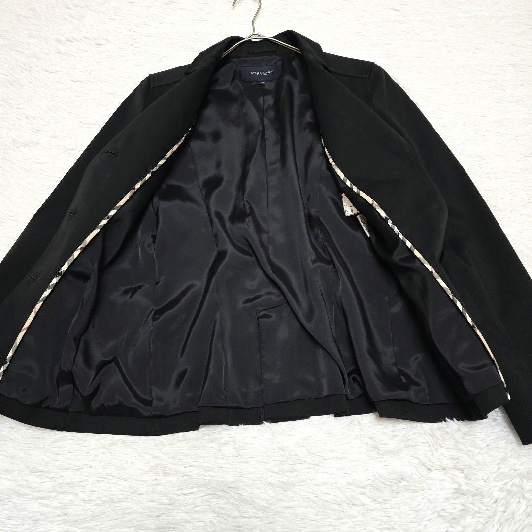 ​✨美品✨バーバリーロンドン/テーラードジャケット 黒 40 ノバチェック