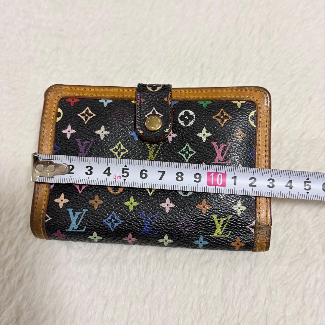 限定 ルイヴィトン×村上隆 マルチカラー モノグラム 折財布 がま口