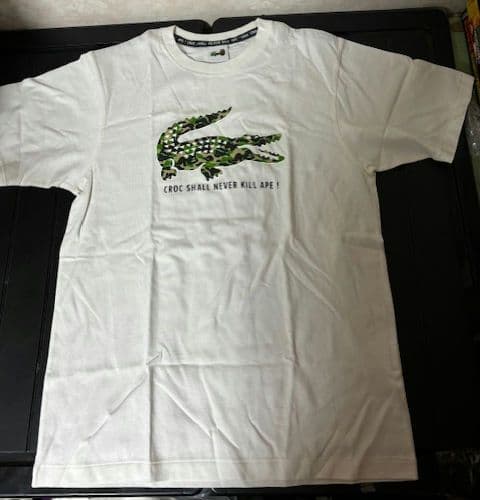A BATHING APE×LACOSTE Tシャツ