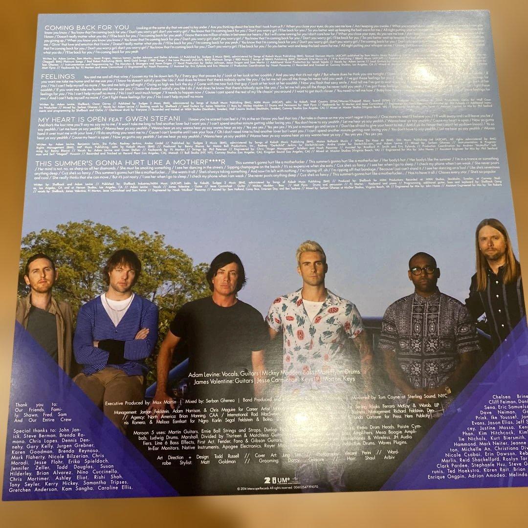 ◆Maroon 5 V レコード