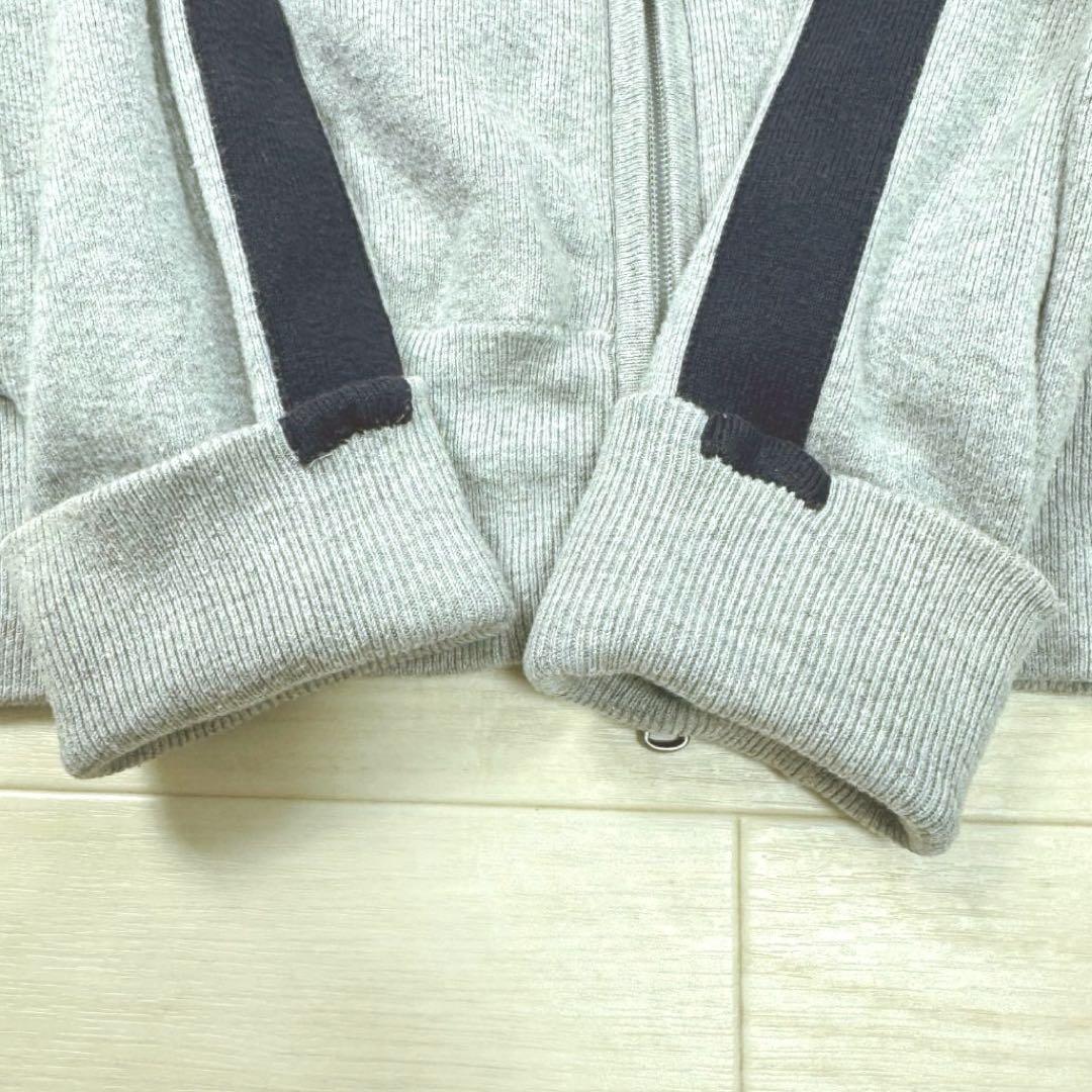 ポロラルフローレン　トラックジャケット　コットンニット　サイドライン　グレー　M